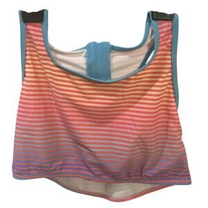 Andy & Evan Striped Ombre Bikini Girls size 14